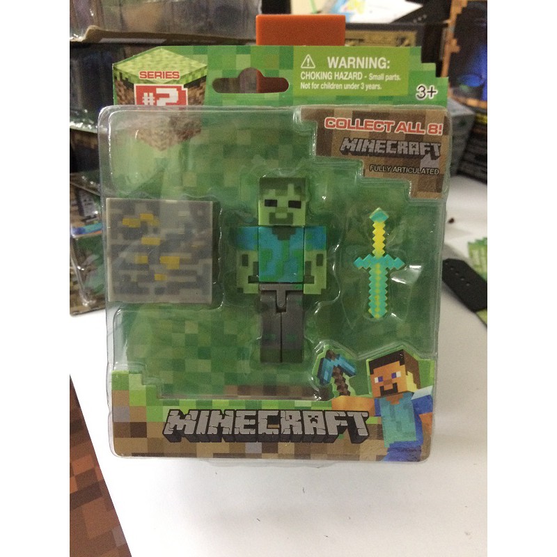 Mô hình zombie đồ chơi Minecraft