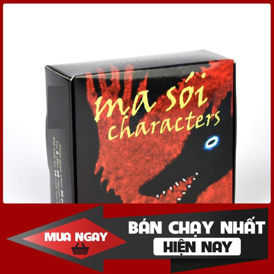 [Bán sỉ] 10 bộ bài Ma sói Character bản Việt Hóa