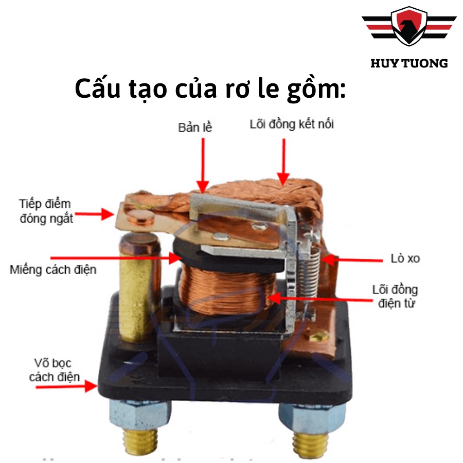 Rơ le máy bơm tăng áp thông minh, rơ le (Relay) cảm biến tự động bơm nước chống han gỉ HÀNG CHÍNH HÃNG - Huy Tưởng