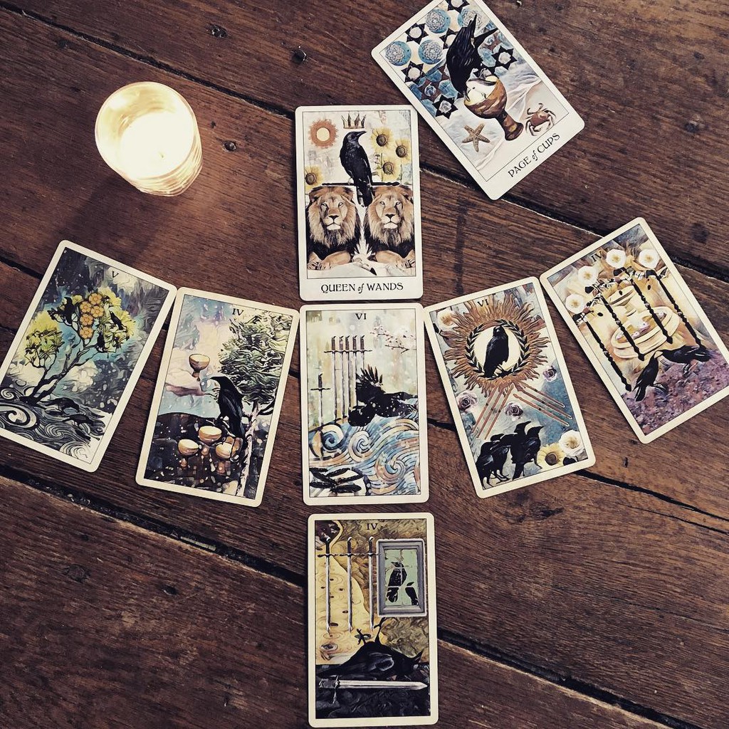 Bộ Bài Crow Tarot (Mystic House Tarot Shop)