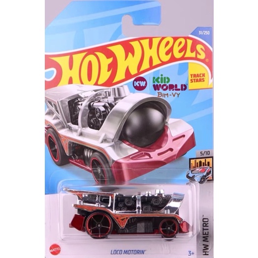 Xe mô hình Hot Wheels basic Loco Motorin' HCV73, 40K.