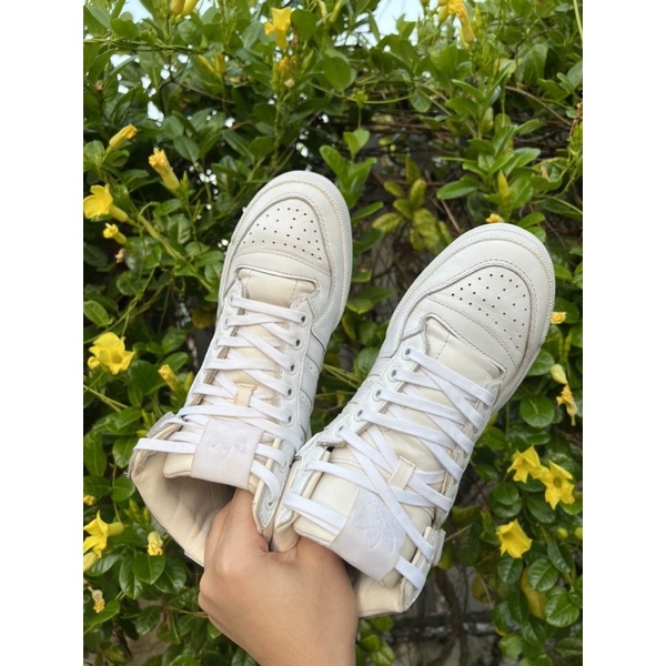 GIÀY 2HAND REAL ADIDAS  FORUM MID WHITE NỮ SIZE 39~24,5cm