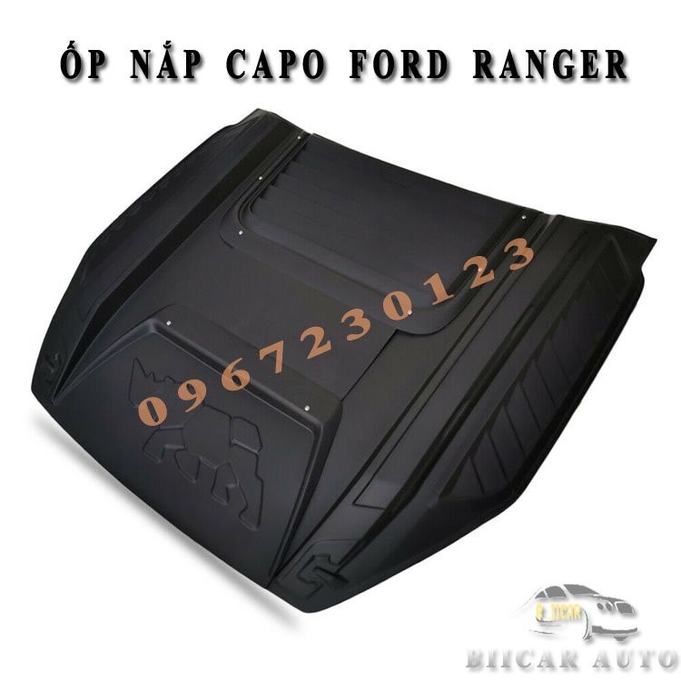 Ốp Capo FORD RANGER MẫuTê Giác - RHINO Cao Cấp Thái Lan