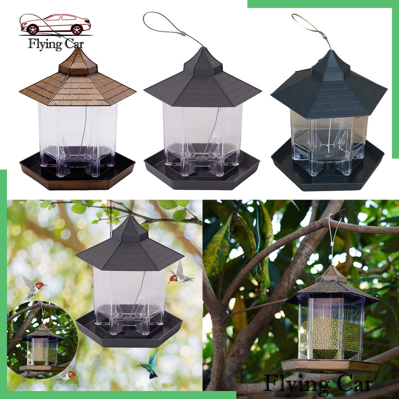 Hộp Đựng Thức Ăn Cho Chim Chống Thấm Nước Có Mái Treo Lzdjfmy2