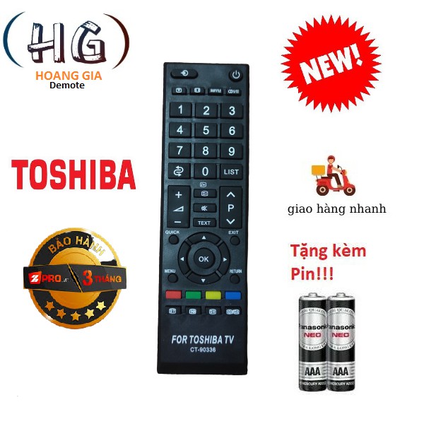 Điều khiển tivi Toshiba CT-90336 TV Toshiba 32L 43U 43L 49L 49U 50U 55L 55U Smart TV- Hàng tốt