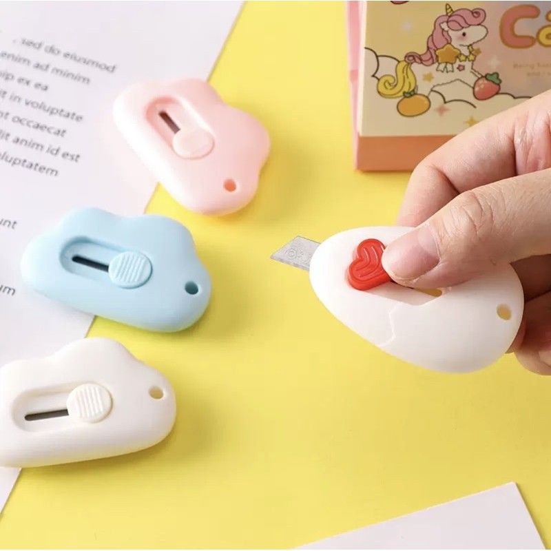 Dao rọc giấy mini hình quả trứng cute Be Tiny