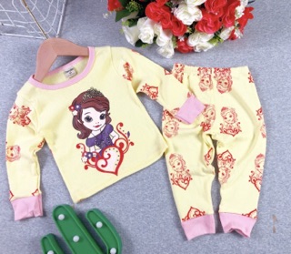 Bộ in hình bé gái dễ thương