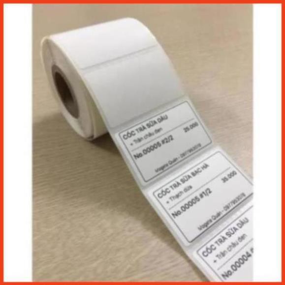 Giấy In Tem Trà Sữa 50x30 - 1000 cái 