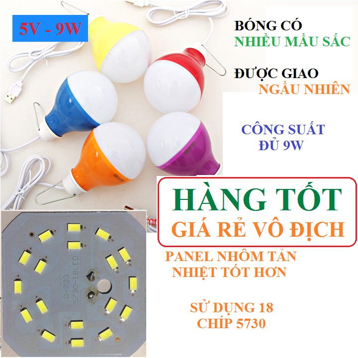 Bóng đèn LED 5v - đủ 9w | BigBuy360 - bigbuy360.vn