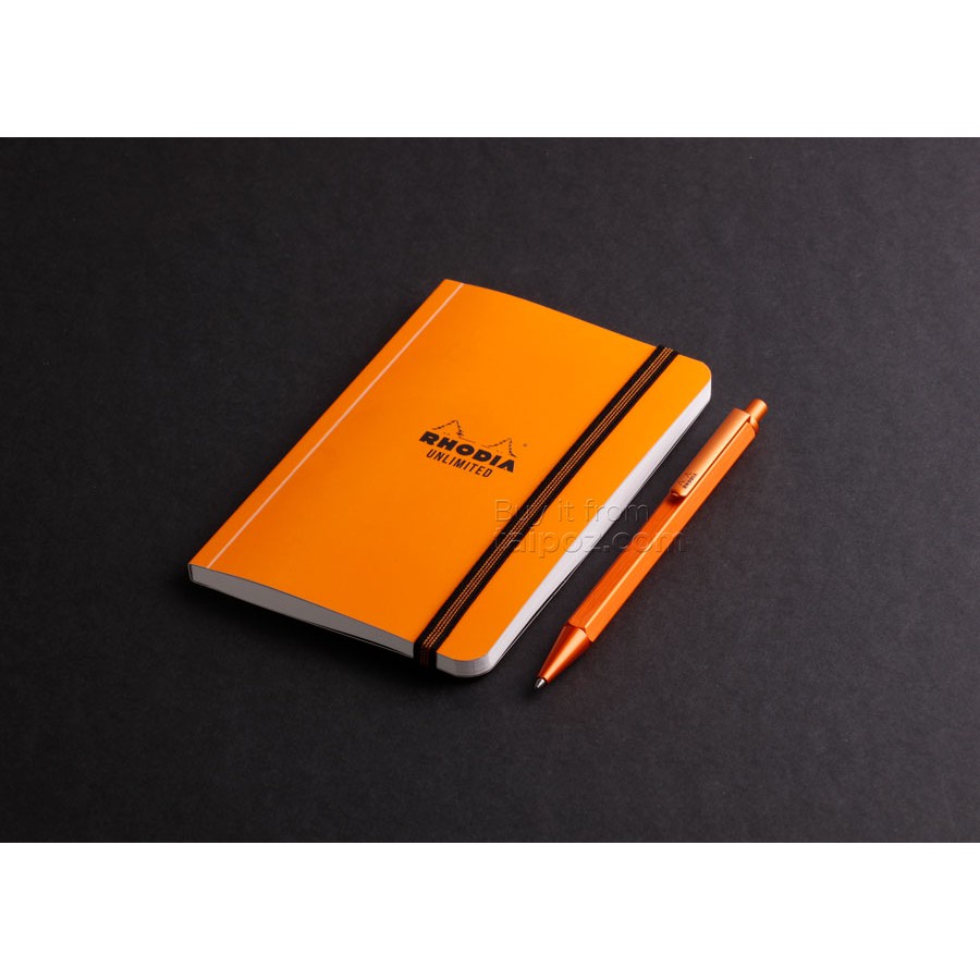 [ TAIPOZ ] - Bút bi Rhodia nét 0.7mm, thân kim loại