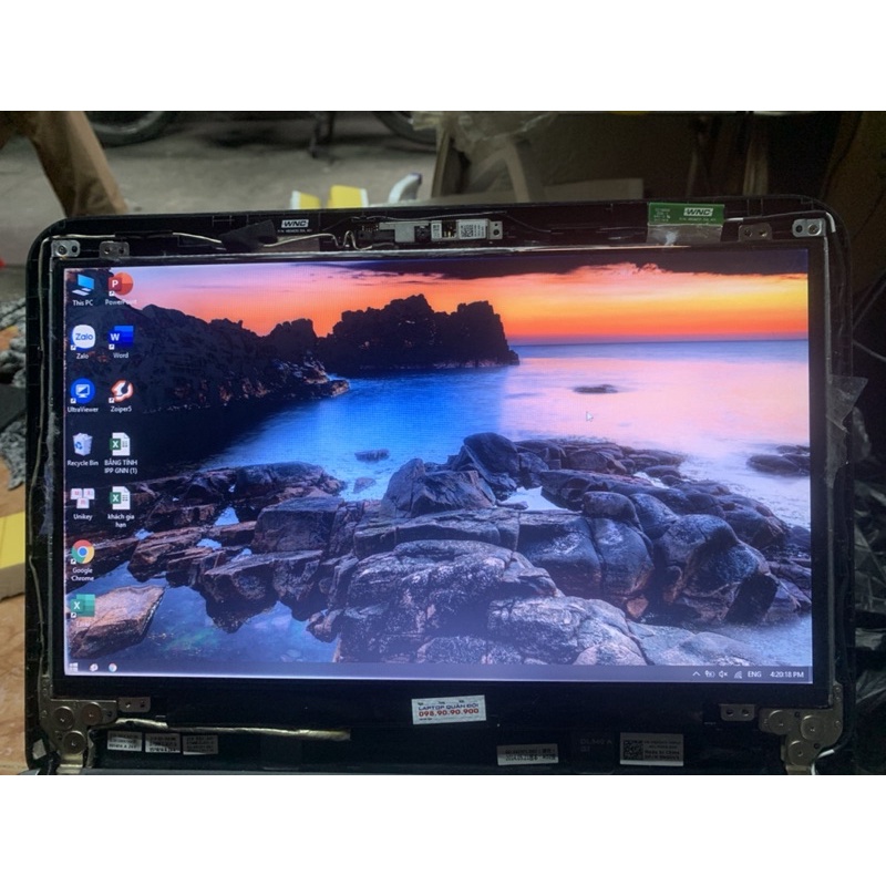 s5-1411 lcd laptop 14 led slim 40pin không sọc, trắng góc, hình ảnh đẹp, ko bảo hành