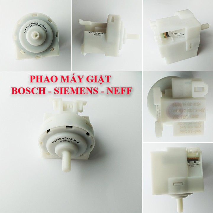 Phao máy giặt - Van áp lực nước MG BSH Group - BOSCH SIEMENS NEFF BALAY Gaggenau CONSTRUCTA - cảm biến mức nước