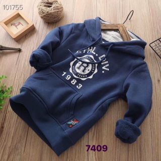 Áo nỉ mũ cho bé trai