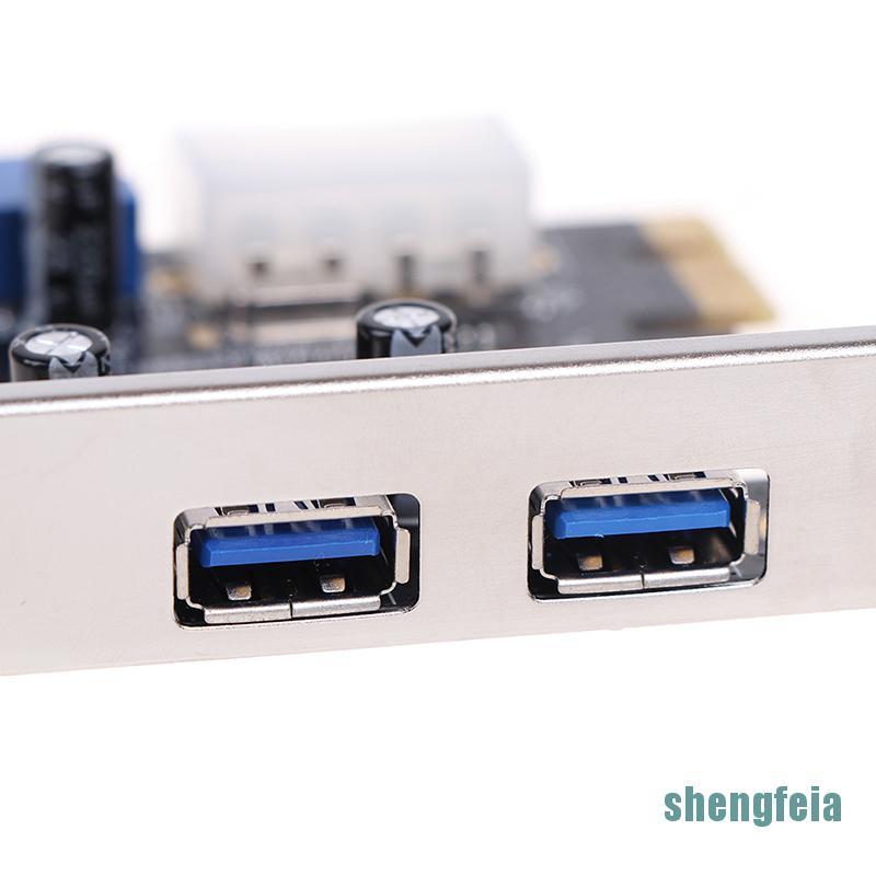 Bộ Chuyển Đổi Thẻ Mở Rộng Usb 3.0 Pci-e 2 Cổng Usb 3.0 Hub Internal 19pin | BigBuy360 - bigbuy360.vn