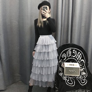 Chân váy xòe 6 tầng