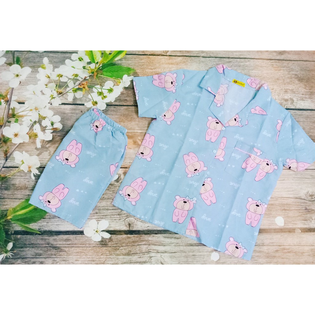 Pijama Tay Ngắn Quần Ngắn
