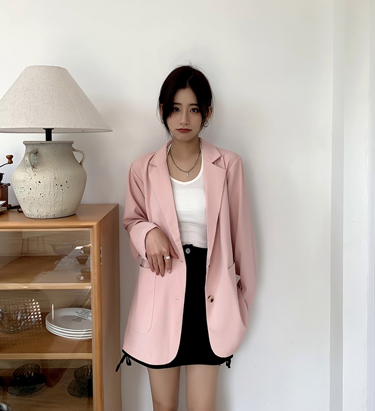 Áo Khoác Vest Mỏng Dáng Rộng Thời Trang Thanh Lịch 54038