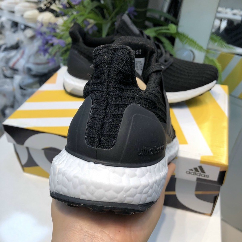 (Video cận cảnh) Giày Sneaker Ultra boost 4.0 Đen Trắng