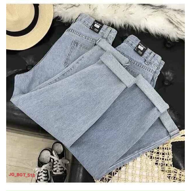 Quần jeans baggy nữ dáng basic Kanimi chất đẹp - QJ02 | BigBuy360 - bigbuy360.vn