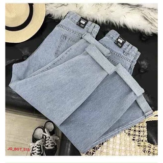 Quần jeans baggy nữ dáng basic Kanimi chất đẹp - QJ02