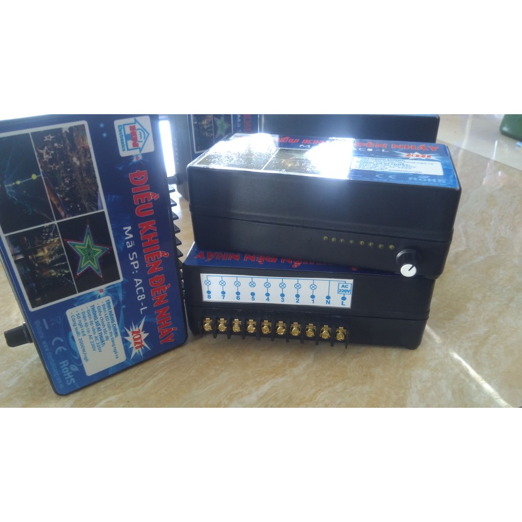 Hộp điều khiển đèn AC 220V 8 Kênh