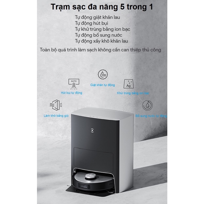 ROBOT hút bụi lau nhà Ecovacs Deebot X1 OMNI 2022 - PP Chính hãng mới 100%