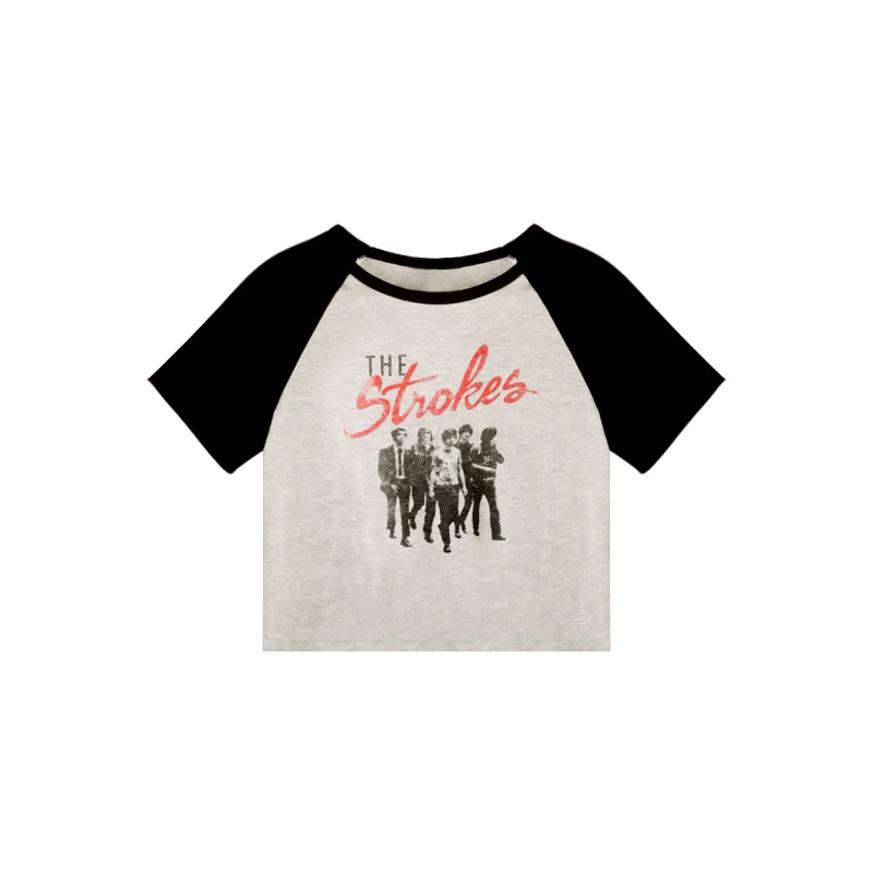 Áo Thun Ngắn Tay In Hình Nhân Vật Thời Trang Nữ Tính