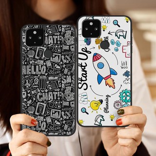 Ốp điện thoại silicon mềm chống thấm nước họa tiết hoạt hình cho Google Pixel 4A 5G