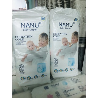 Tã bỉm quần combo 100 miếng bỉm quần nanu cao cấp cho con yêu size m, l, xl, xxl xxxl