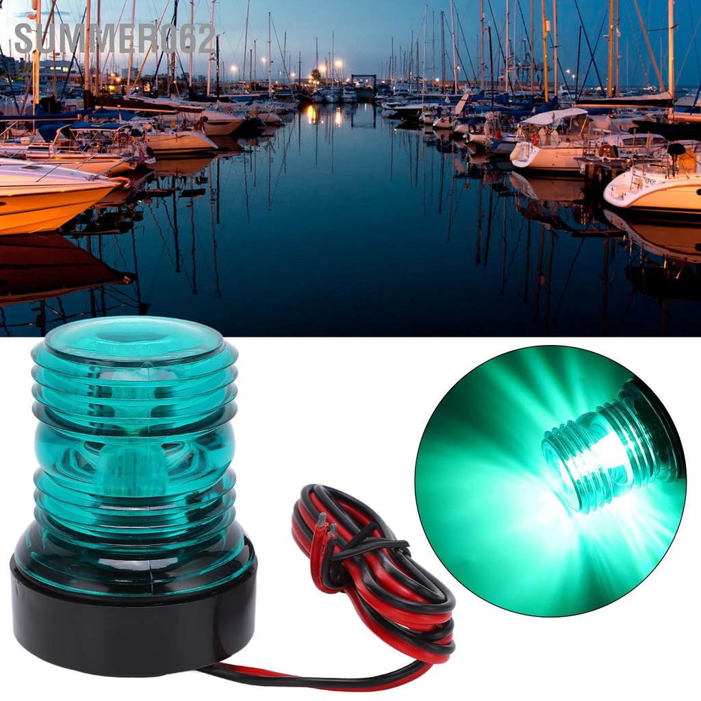 Đèn LED IP66 Chống Thấm Nước 360 Độ Dành Cho Tàu Thuyền° Đèn Định Vị Mỏ Neo 12V 24V