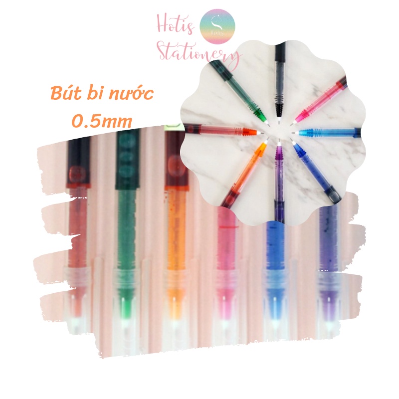 [HOTIS] Bút bi nước khô nhanh Aimeile 0,5mm - Nhiều màu