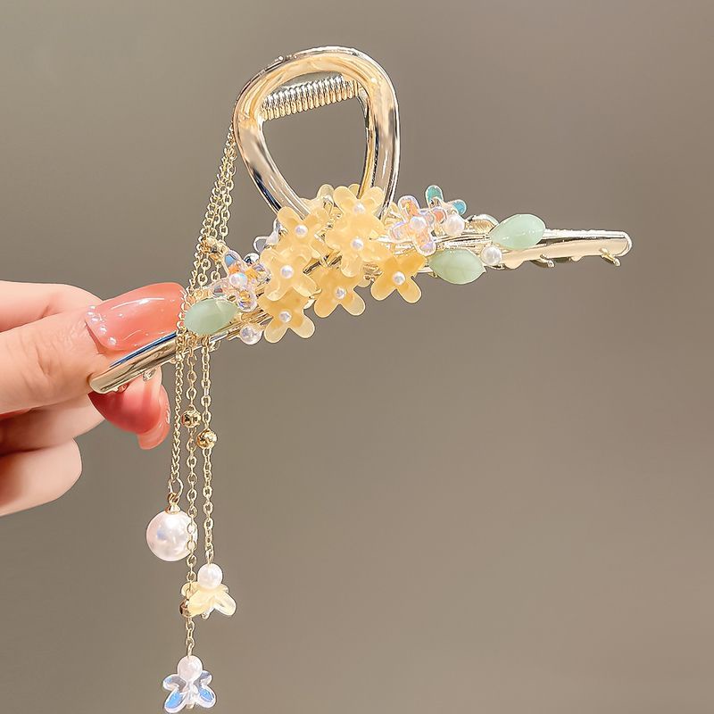 Kẹp Tóc Tua Rua Cỡ Lớn Phong Cách Hanfu Cổ Điển Thời Trang Mùa Hè Độc Đáo Cho Nữ