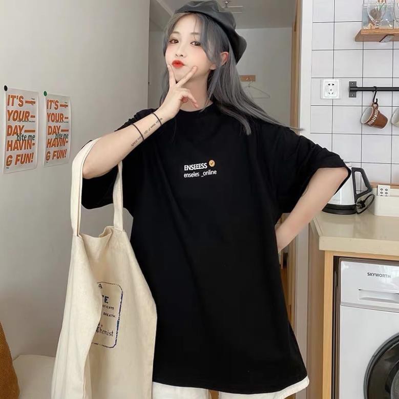 Áo thun tay lỡ unisex nam nữ TOM dáng suông thụng phom rộng basic thấm hút mồ hôi New