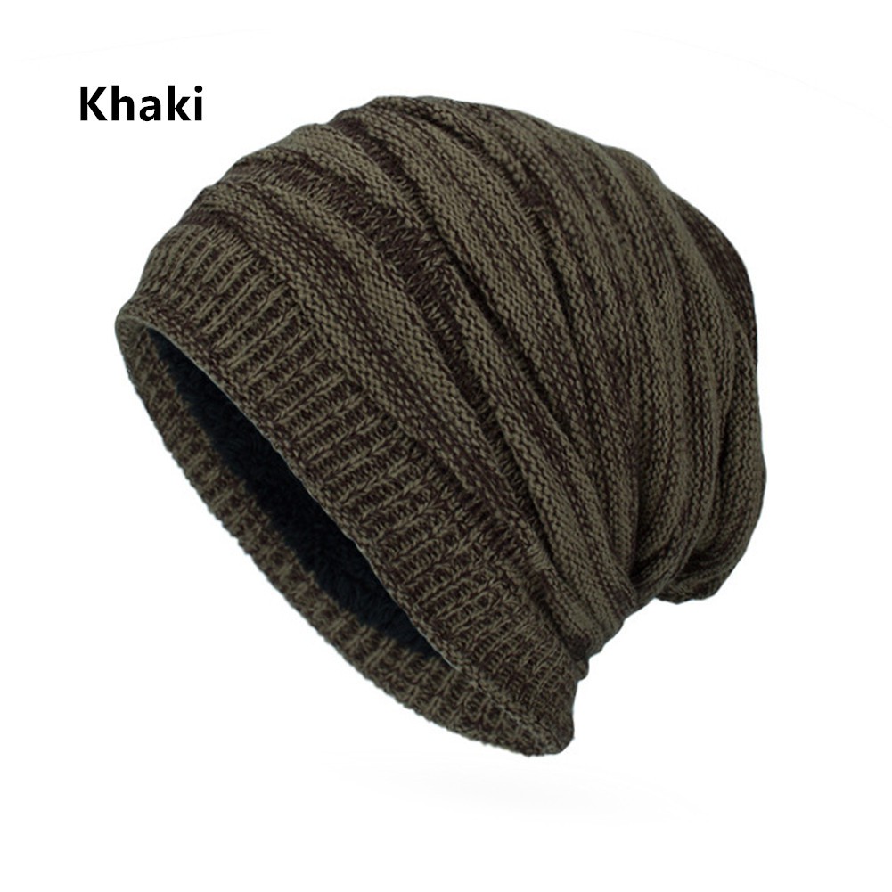 Mũ len beanie chóp thụng cho nam và nữ