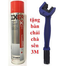 DUNG DỊCH VỆ SINH SÊN ,XÍCH- IX69 VOLTRONIC tặng cọ sên