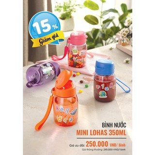 Bình nước Tupperware Mini Lohas 350ml