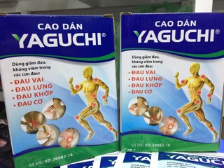 (5 gói* 5 miếng) Cao dán giảm đau thảo dược YAGUCHI