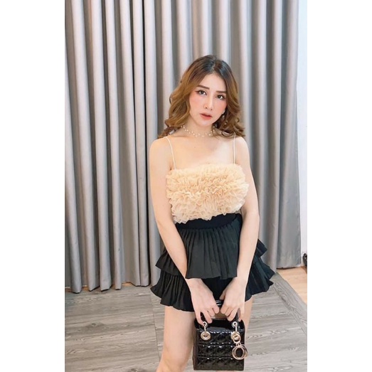 Chân váy 2 tầng dập ly nhỏ siêu rẻ/chân váy xoè/ chân váy xinh