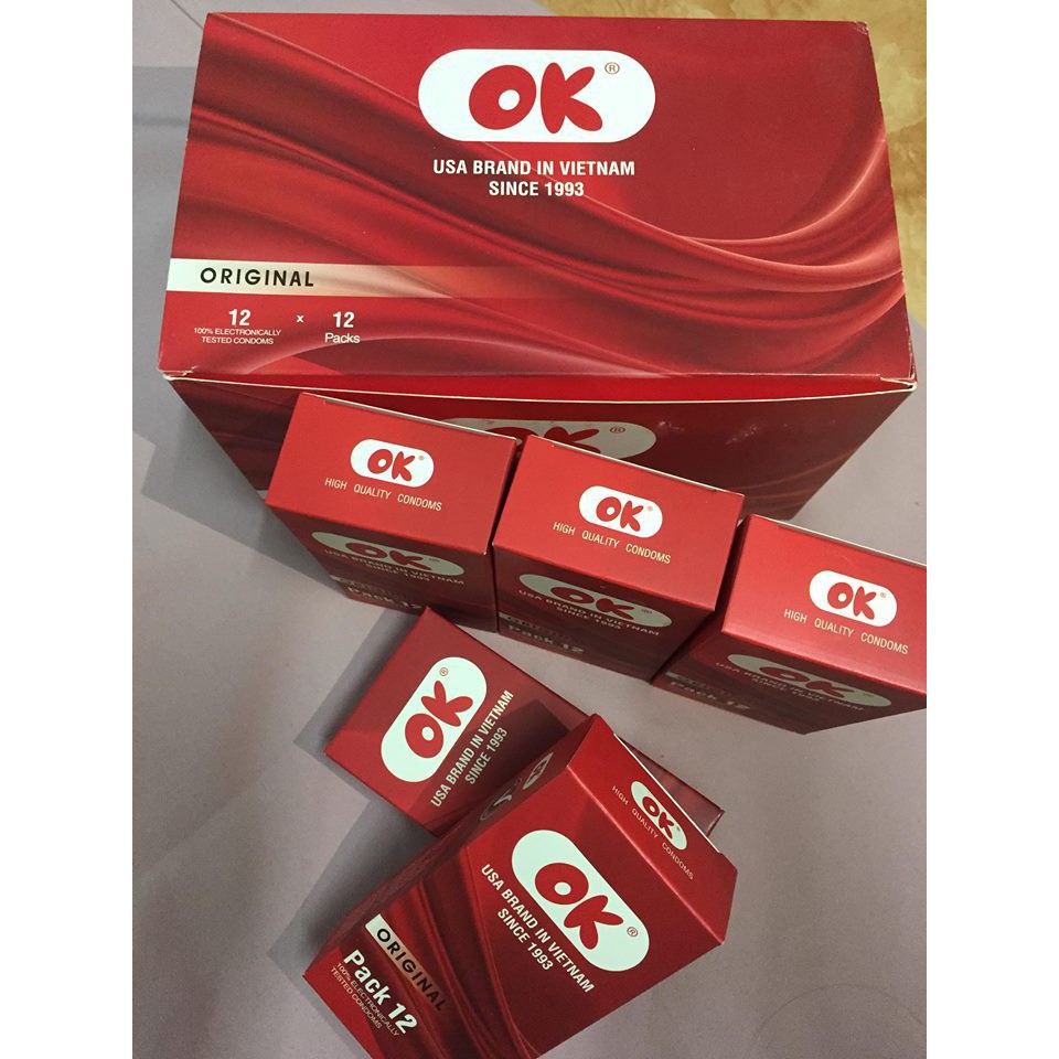 COMBO 1 HỘP BCS OK LỚN 12 HỘP ~ 144 CÁI