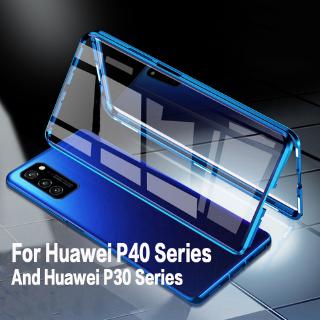Ốp lưng kính cường lực hai mặt cho Huawei P40 Pro P40 P30 Pro P30 P40 Lite