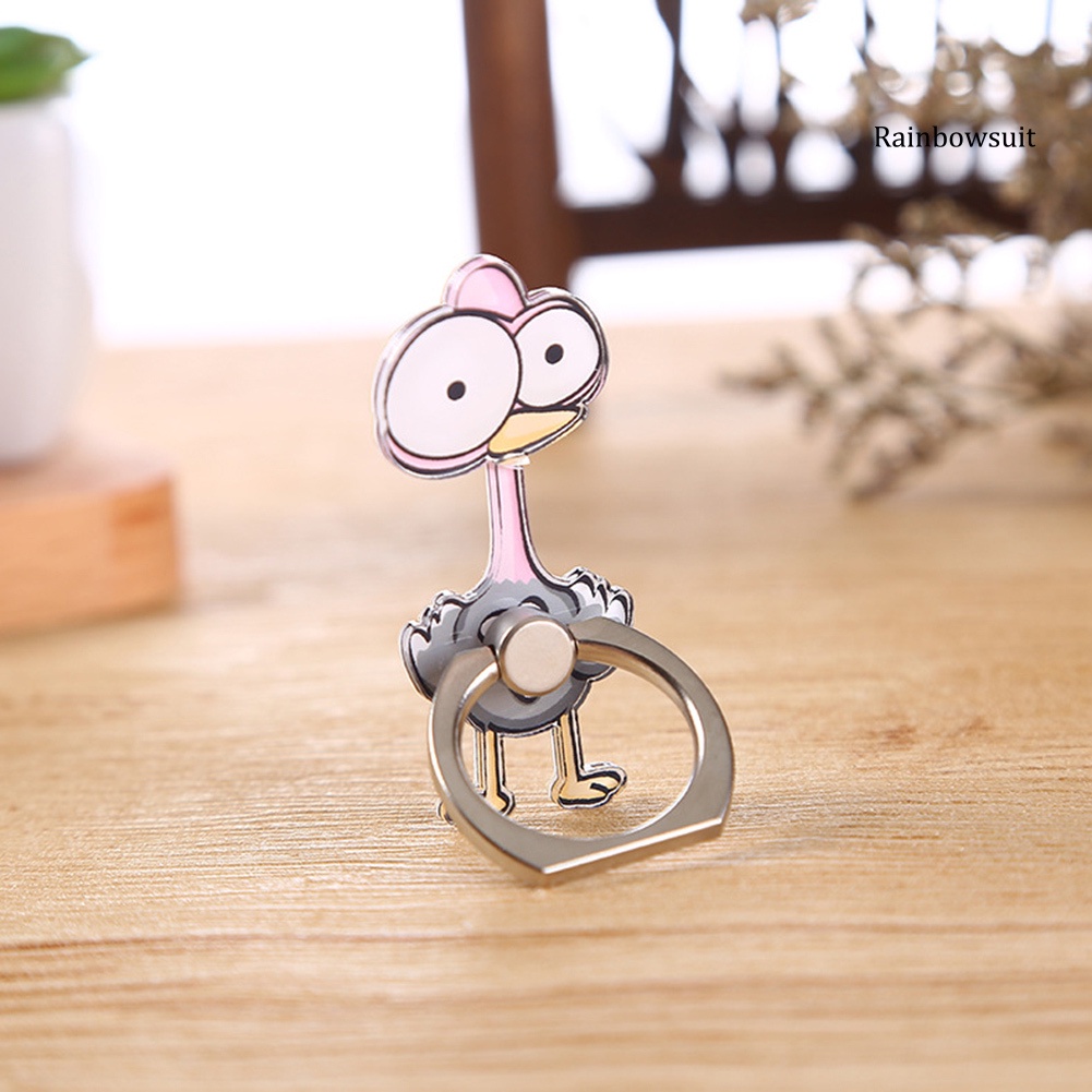 Nhẫn Móc Ngón Tay Giữ Điện Thoại Họa Tiết Hoạt Hình Đáng Yêu