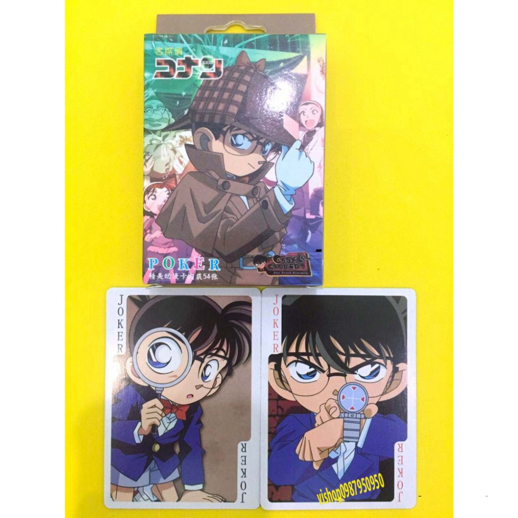 [HÀNG MỚI VỀ] - Bộ bài Conan 52 lá bài