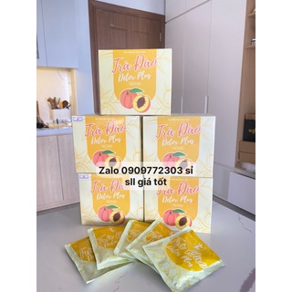 Combo 5 hộp trà đào giảm cân Detox Plus 🔸 GIÁ TỐT 🔸 trà đào hương vị thơm ngon dễ uống, phù hợp với mọi người
