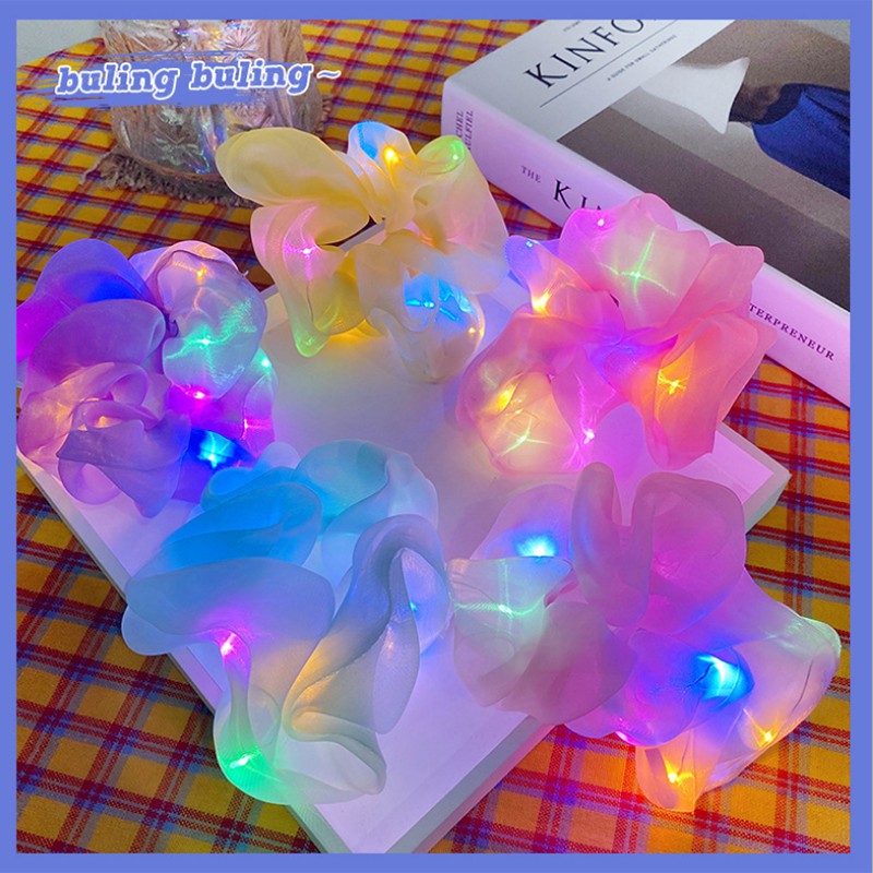 Dây buộc tóc có đèn led độc đáo cho nữ
