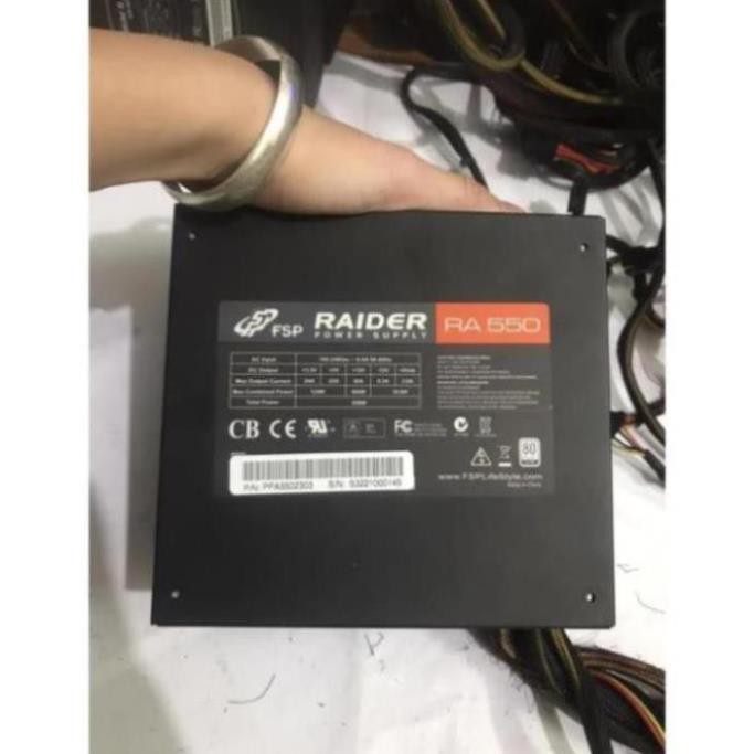 Nguồn FSP Raider 550w chuẩn 80plus silver hàng tháo máy