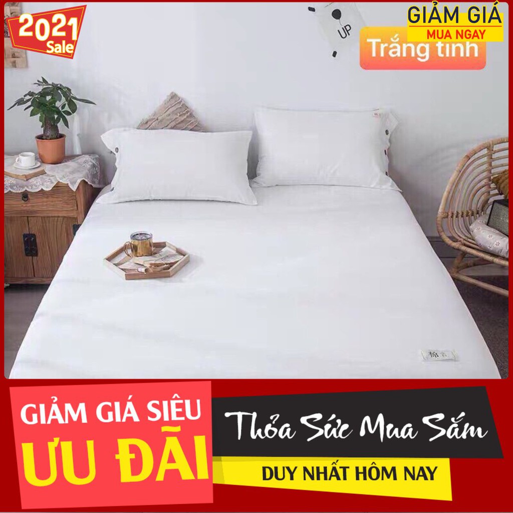 xả kho set 3 món ga gối Cotton TC