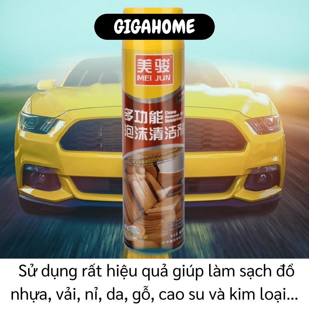 Bình xịt làm sạch xe hơi   GIÁ VỐN]   Chai xịt vệ sinh nội thất ô tô Meijun 650ml đánh bay mọi vết bẩn cứng đầu 9418