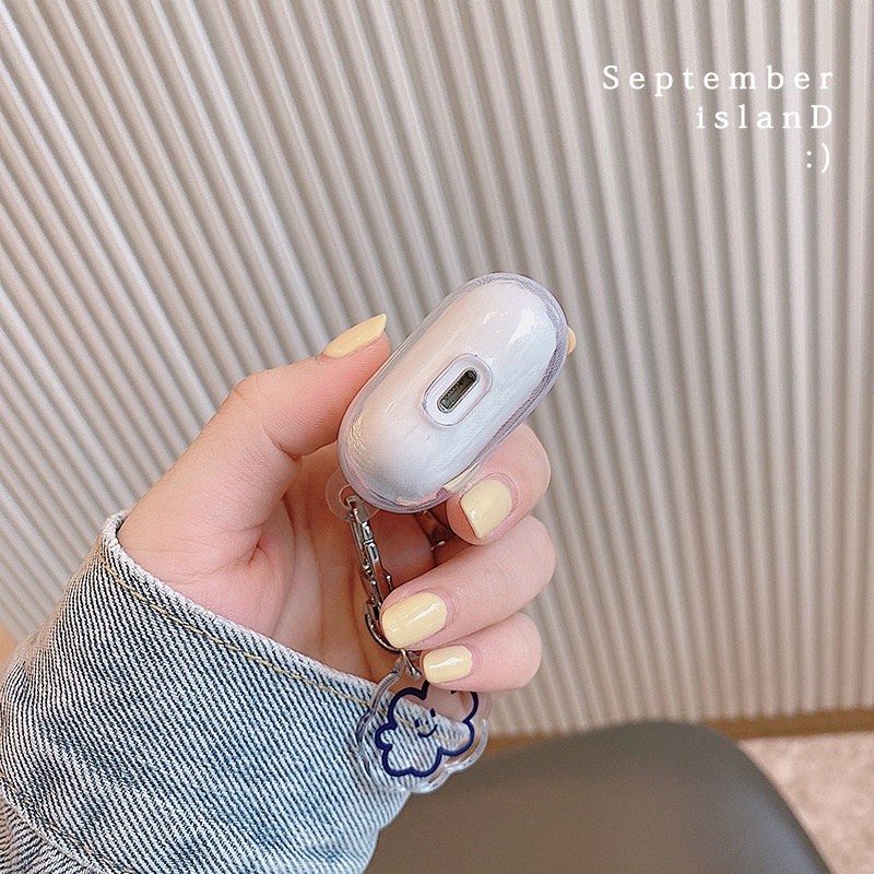 Vỏ case lucky bảo vệ bao đựng tai nghe airpods 1 2 Pro - Ốp airpods chống va đập, trong suốt in hình