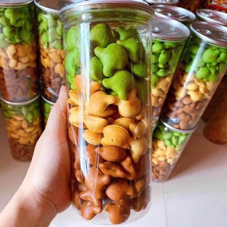 [Hộp 500gr] BÁNH GẤU MIX 3 VỊ