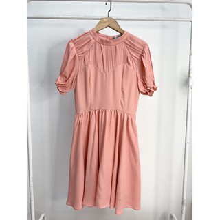 Đầm xòe ngắn tay tay bồng DEA0292 - 20Again